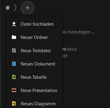 Neues Dokument erstellen