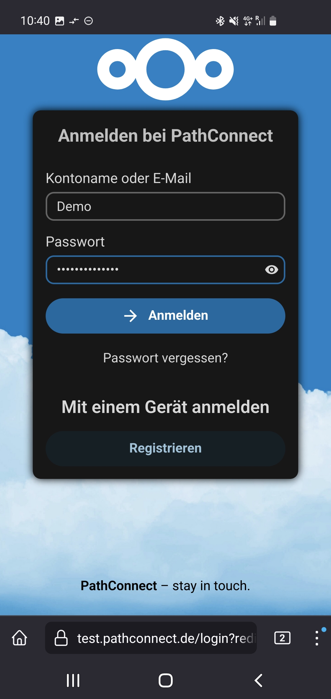 Browser Login