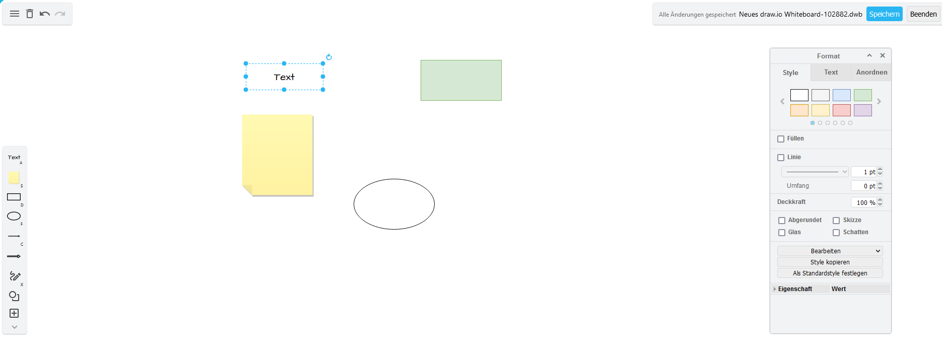 Draw.io Whiteboard